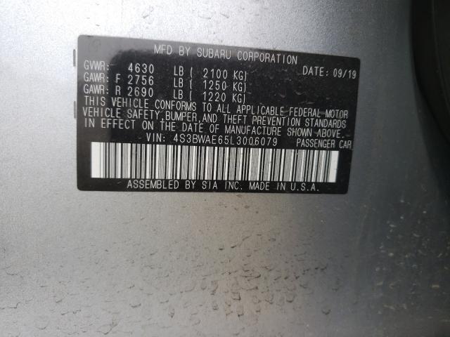 2020 SUBARU LEGACY PRE 4S3BWAE65L3006079