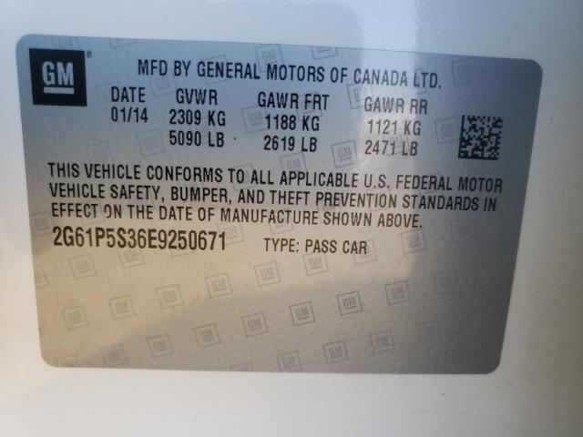 2014 CADILLAC XTS PREMIU 2G61P5S36E9250671