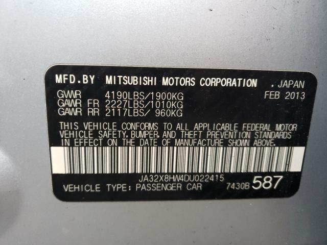 2013 MITSUBISHI LANCER GT JA32X8HW4DU022415