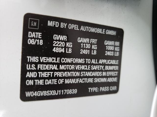 2018 BUICK REGAL TOUR W04GV8SX9J1170839