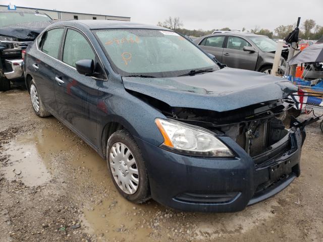 Salvage cars for sale from Copart Kansas City, KS: 2015 Nissan Sentra S