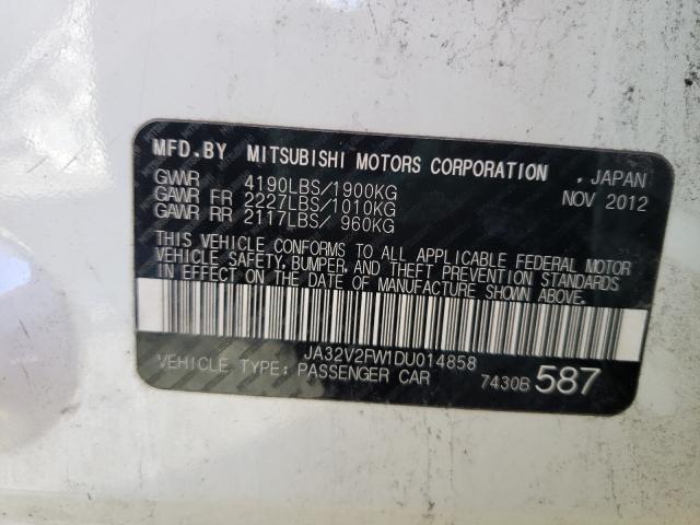 2013 MITSUBISHI LANCER SE JA32V2FW1DU014858