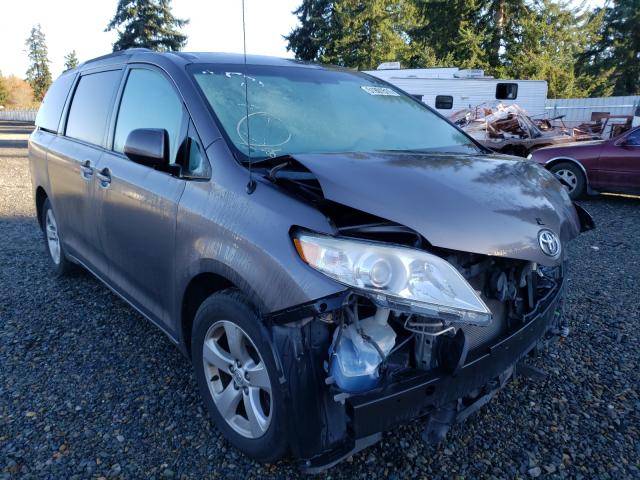 Salvage cars for sale from Copart Graham, WA: 2013 Toyota Sienna LE