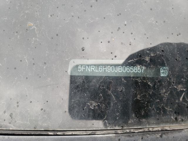 2018 HONDA ODYSSEY EL 5FNRL6H90JB065857