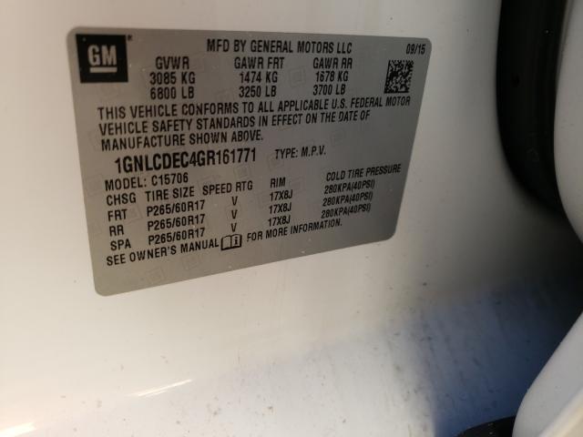 2016 CHEVROLET TAHOE POLI 1GNLCDEC4GR161771