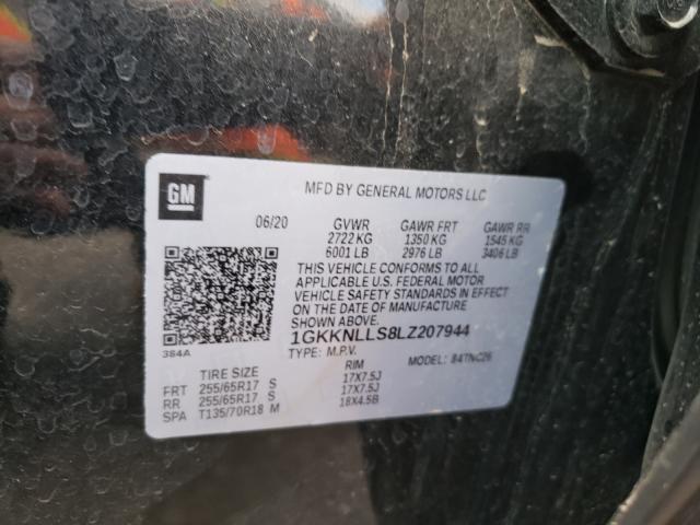 2020 GMC ACADIA AT4 1GKKNLLS8LZ207944