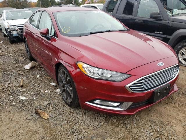 Salvage cars for sale at Brookhaven, NY auction: 2018 Ford Fusion SE