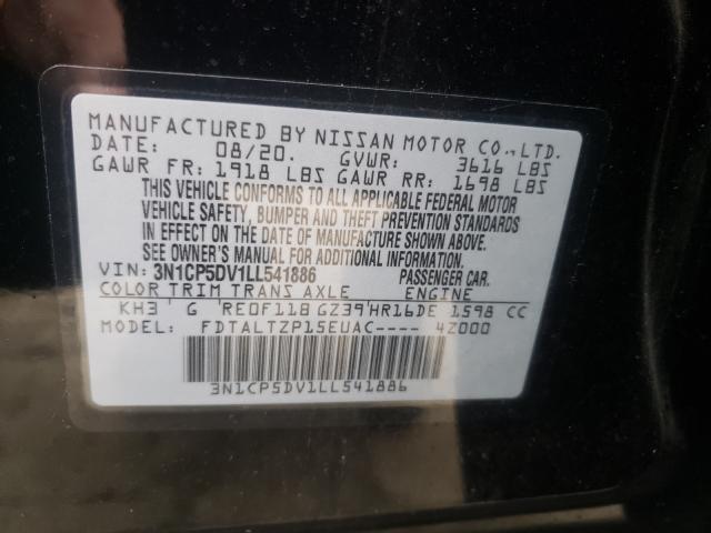 2020 NISSAN KICKS SR 3N1CP5DV1LL541886