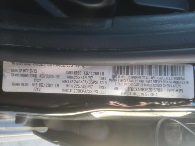 2014 FIAT 500L TREKK ZFBCFADHXEZ015709