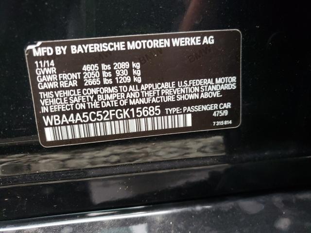 2015 BMW 428 I GRAN WBA4A5C52FGK15685
