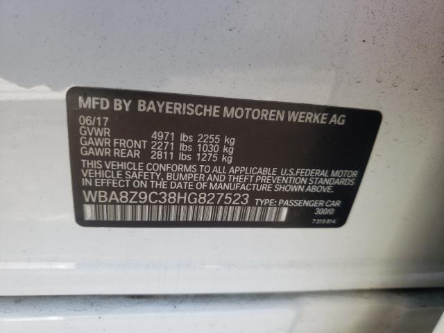 2017 BMW 330 XIGT WBA8Z9C38HG827523