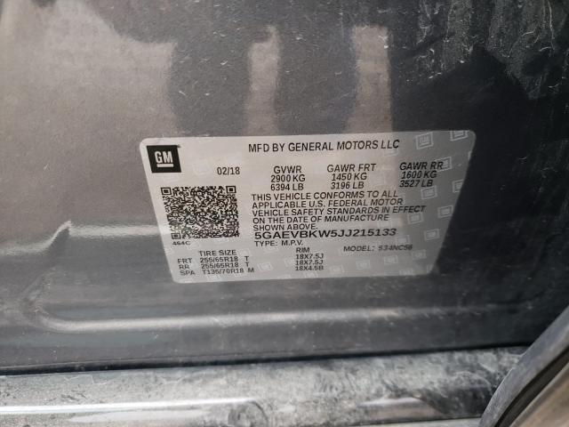 2018 BUICK ENCLAVE PR 5GAEVBKW5JJ215133
