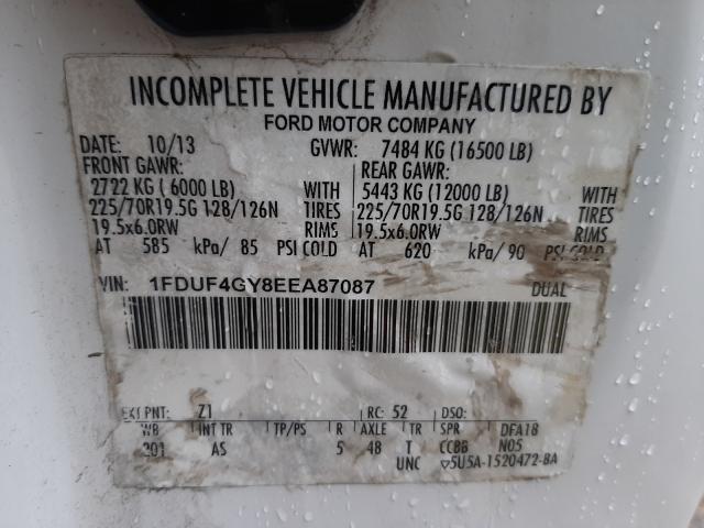 2014 FORD F450 SUPER 1FDUF4GY8EEA87087