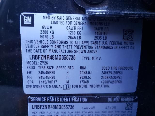 2021 BUICK ENVISION E LRBFZNR48MD056736