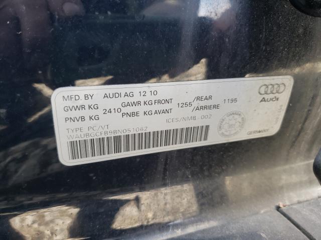 WAUBGCFB9BN051062 Audi A6 Premium 2011. Фото: 9