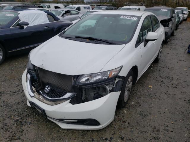 2013 HONDA CIVIC LX 19XFB2F5XDE207754