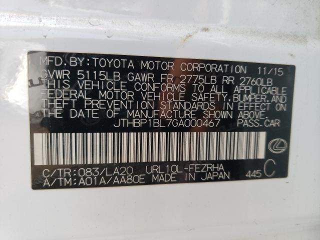 2016 LEXUS GS-F JTHBP1BL7GA000467