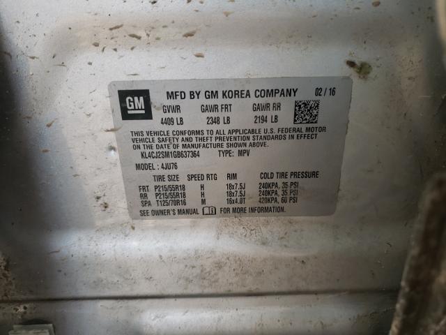 2016 BUICK ENCORE SPO KL4CJ2SM1GB637364