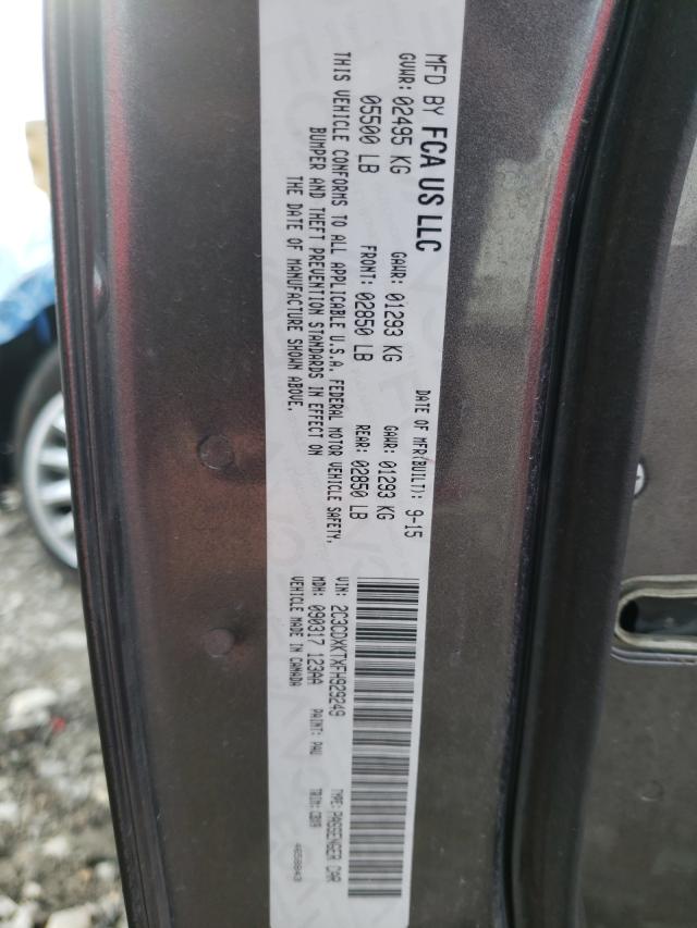 2015 DODGE CHARGER PO 2C3CDXKTXFH929249