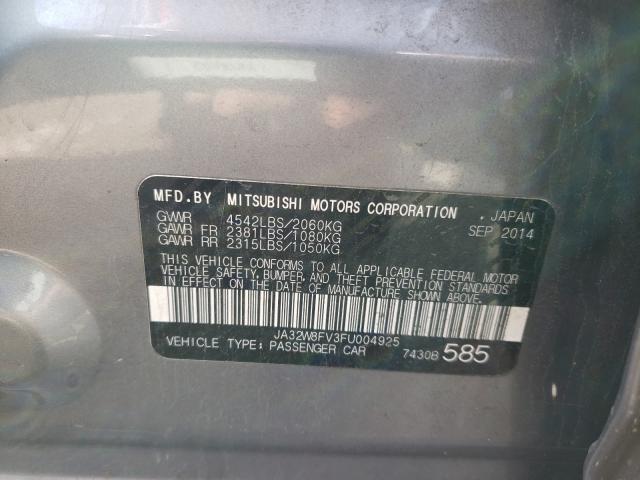 2015 MITSUBISHI LANCER EVO JA32W8FV3FU004925