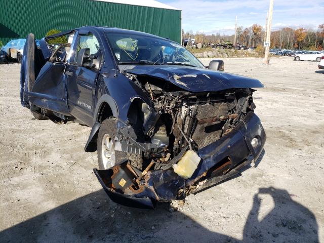 Salvage cars for sale from Copart Candia, NH: 2010 Nissan Titan XE
