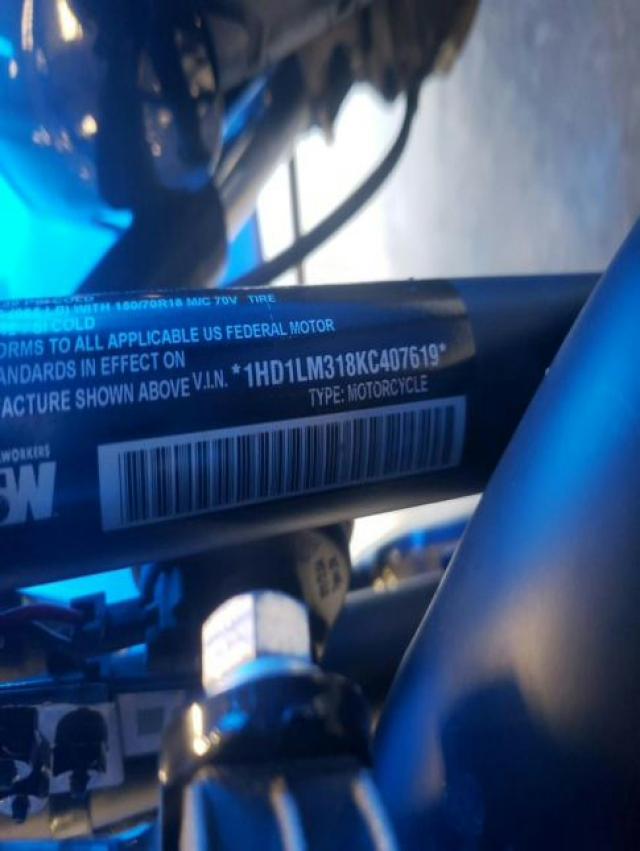 2019 HARLEY-DAVIDSON XL1200 CX 1HD1LM318KC407619