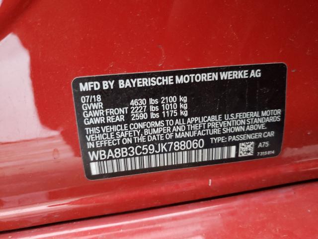 2018 BMW 1000 WBA8B3C59JK788060