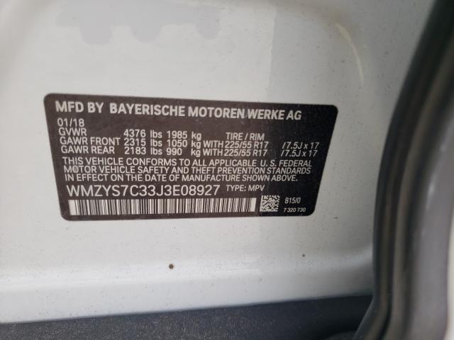 2018 MINI COOPER COU WMZYS7C33J3E08927