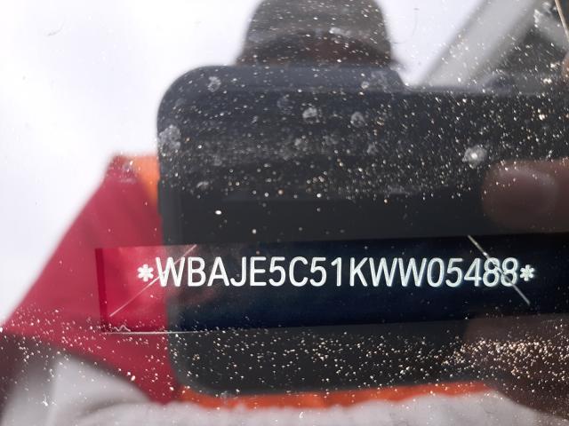 2019 BMW 540 I WBAJE5C51KWW05488