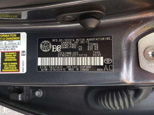 2013 TOYOTA COROLLA MA 2T1KU4EE2DC110715