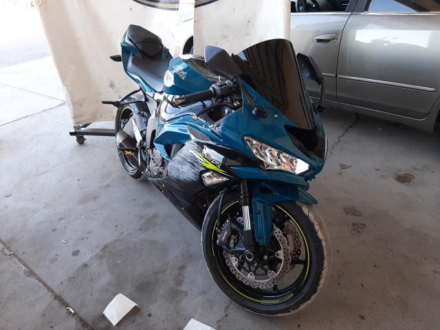 Salvage cars for sale from Copart Tucson, AZ: 2021 Kawasaki ZX636 K