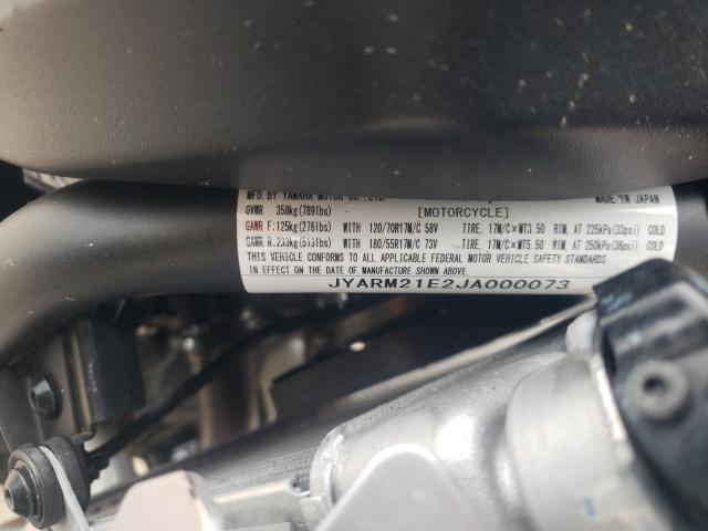 2018 YAMAHA XSR700 JYARM21E2JA000073