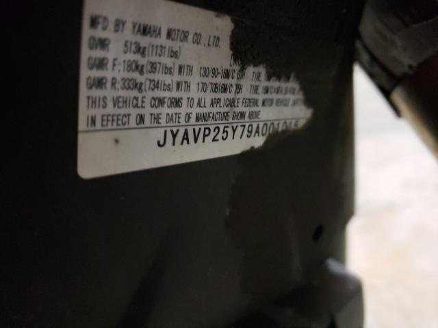 2009 YAMAHA XVS1300 CT JYAVP25Y79A001015