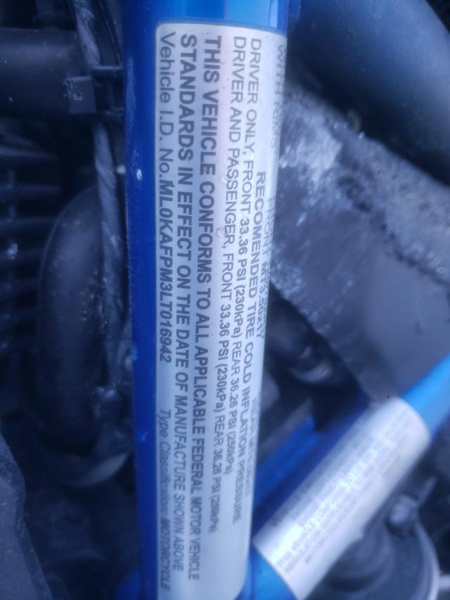 2020 DUCATI SCRAMBLER ML0KAFPM3LT016942