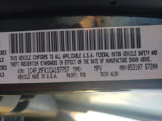 2012 JEEP LIBERTY JE 1C4PJMFK1CW197757