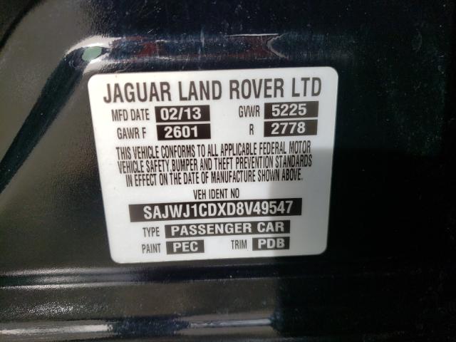 2013 JAGUAR XJ SAJWJ1CDXD8V49547