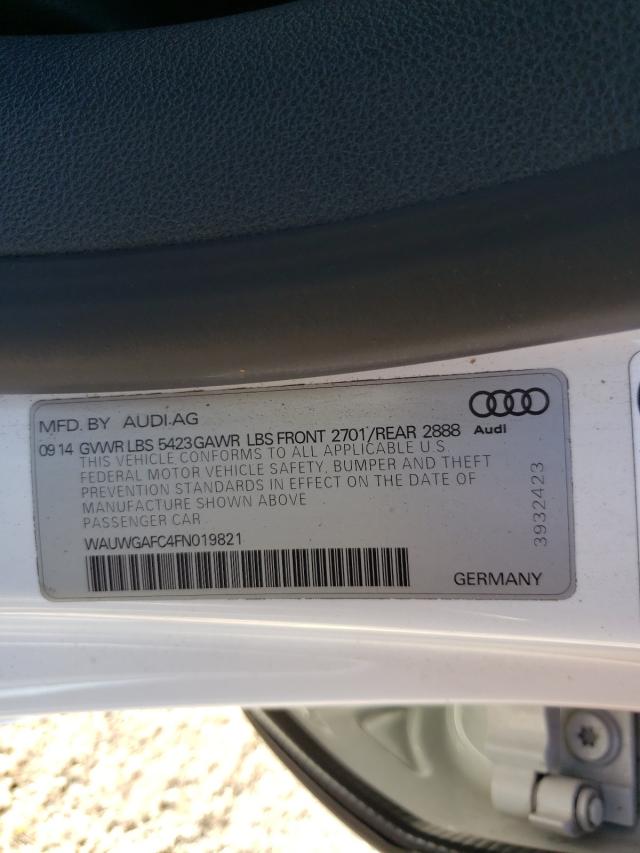 2015 AUDI A7 PREMIUM WAUWGAFC4FN019821