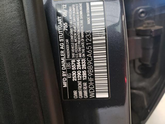 2012 MERCEDES-BENZ E 550 4MAT WDDHF9BB9CA651233