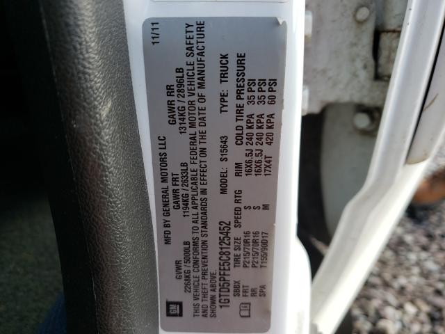 2012 GMC CANYON SLE 1GTD5PFE5C8125452