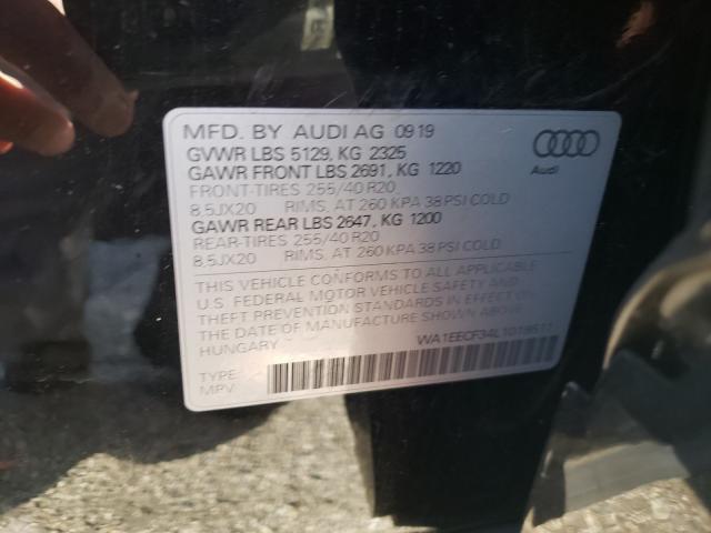 2020 AUDI Q3 WA1EECF34L1019511