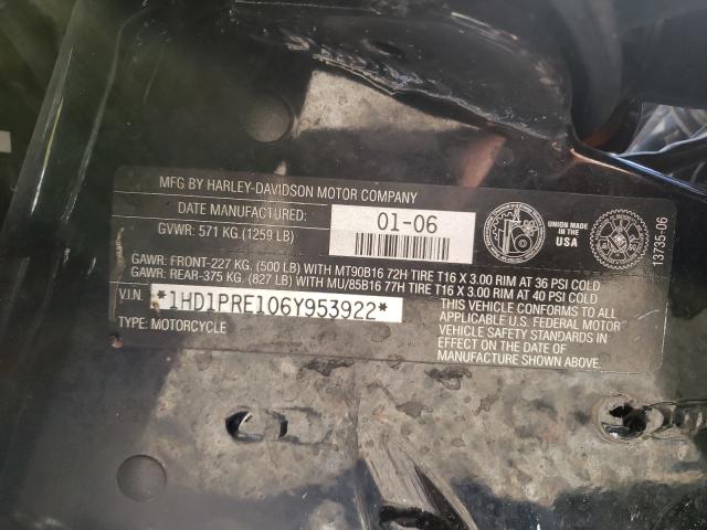 2006 HARLEY-DAVIDSON FLHTCUSE 1HD1PRE106Y953922