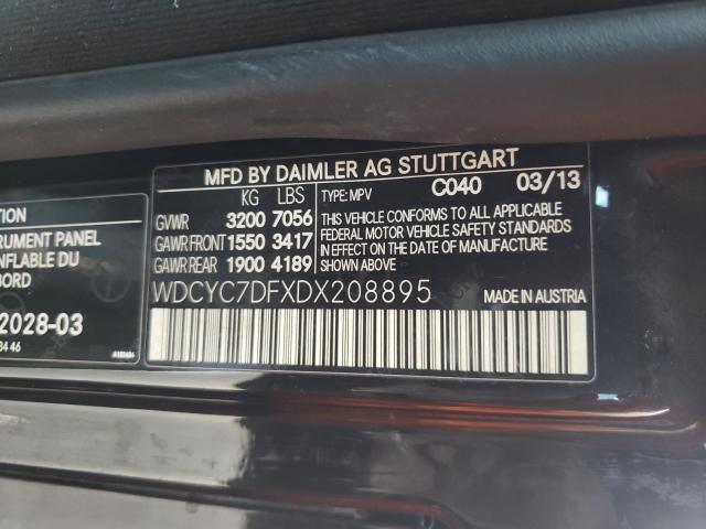 2013 MERCEDES-BENZ G 63 AMG WDCYC7DFXDX208895