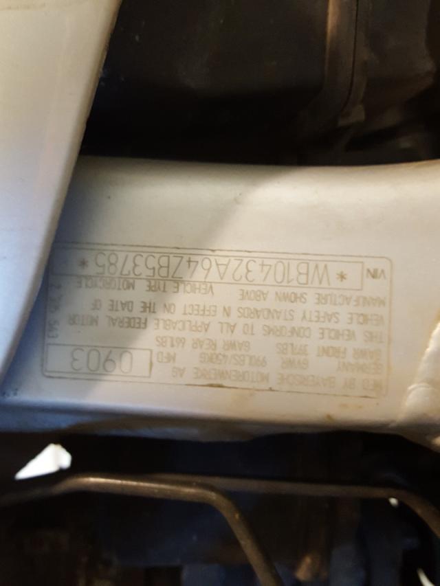 2004 BMW R1100 S WB10432A64ZB53785