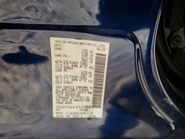 2020 NISSAN MURANO SL 5N1AZ2CS6LN152466