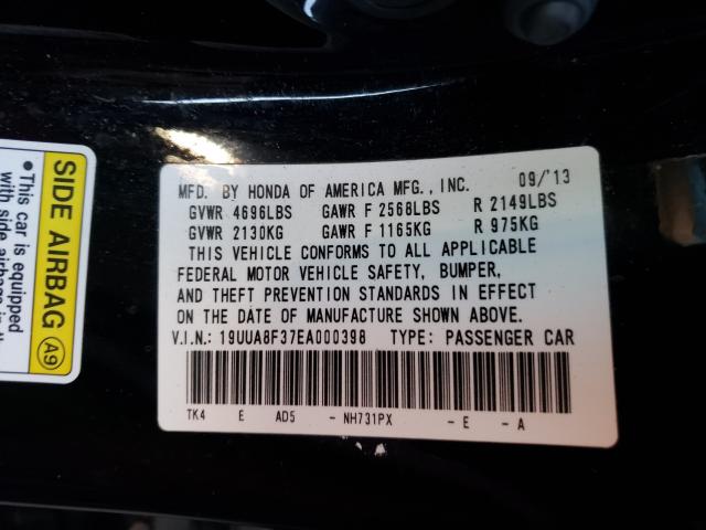 2014 ACURA TL SE 19UUA8F37EA000398
