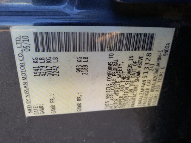 2010 NISSAN UK 1N4AL2AP4AN513328