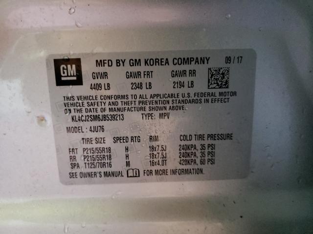 2018 BUICK ENCORE SPO KL4CJ2SM6JB539213