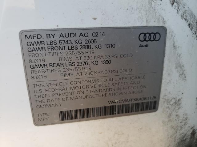 2014 AUDI Q5 TDI PRE WA1CMAFPXEA084125