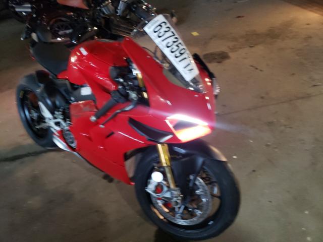 Salvage cars for sale from Copart Woodhaven, MI: 2021 Ducati Panigale V