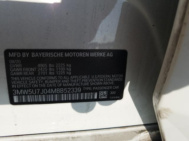 2021 BMW M340I 3MW5U7J04M8B52339